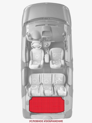 ЭВА коврики «Queen Lux» багажник для Skoda Fabia Scout